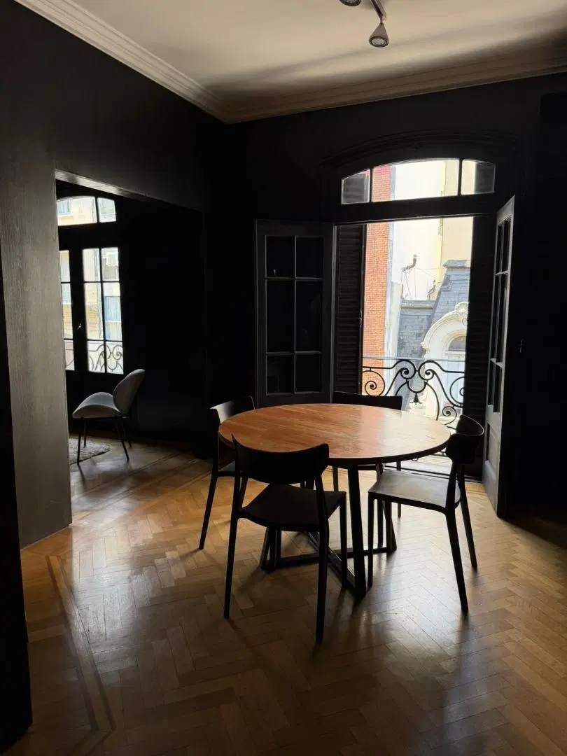 Excelente depto Recoleta reciclado 3 amb +escritorio amoblad 3