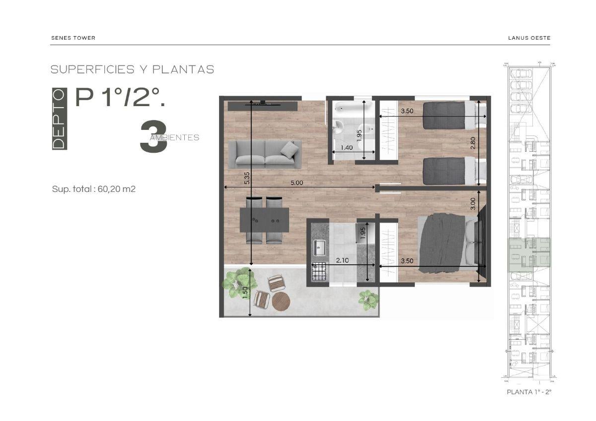 Foto de EDIFICIO 3 AMBIENTES OPCIONAL COCHERA CON FINANCIACIÓN, imagen 5