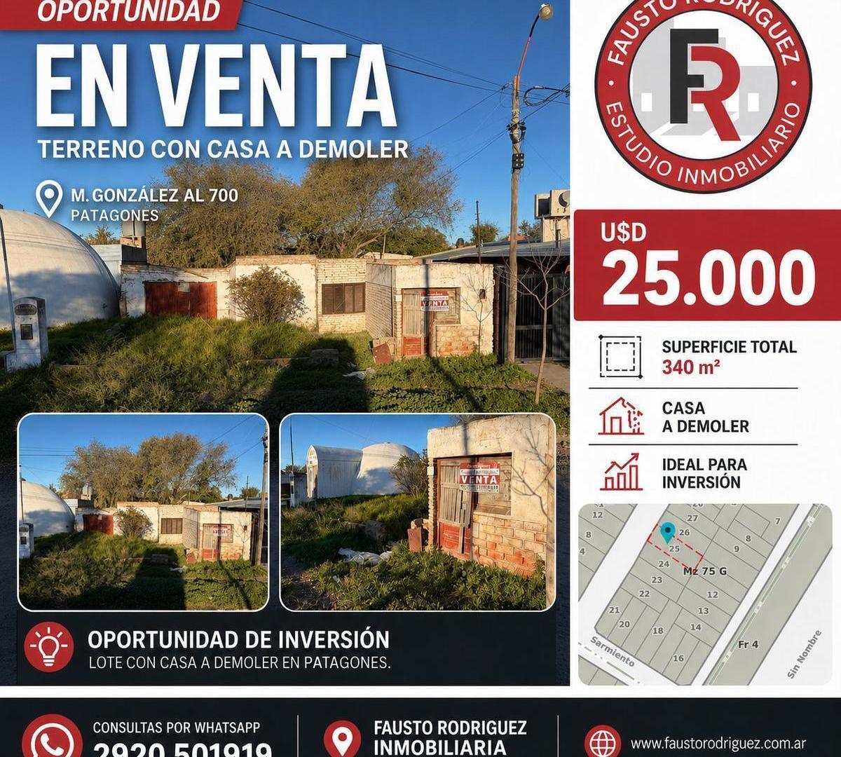 Foto de VENTA - Lote en C. de Patagones - 346m2, imagen 5