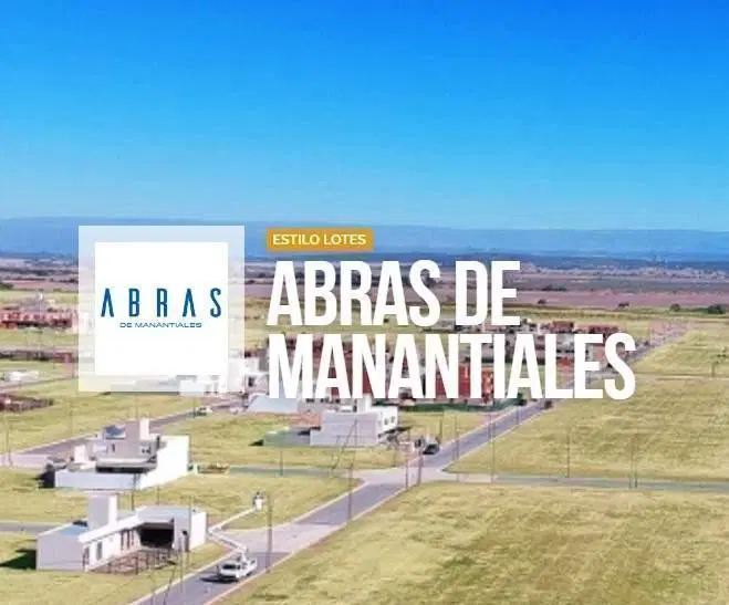 AVISO: lote en Abras de Manantiales!! 5