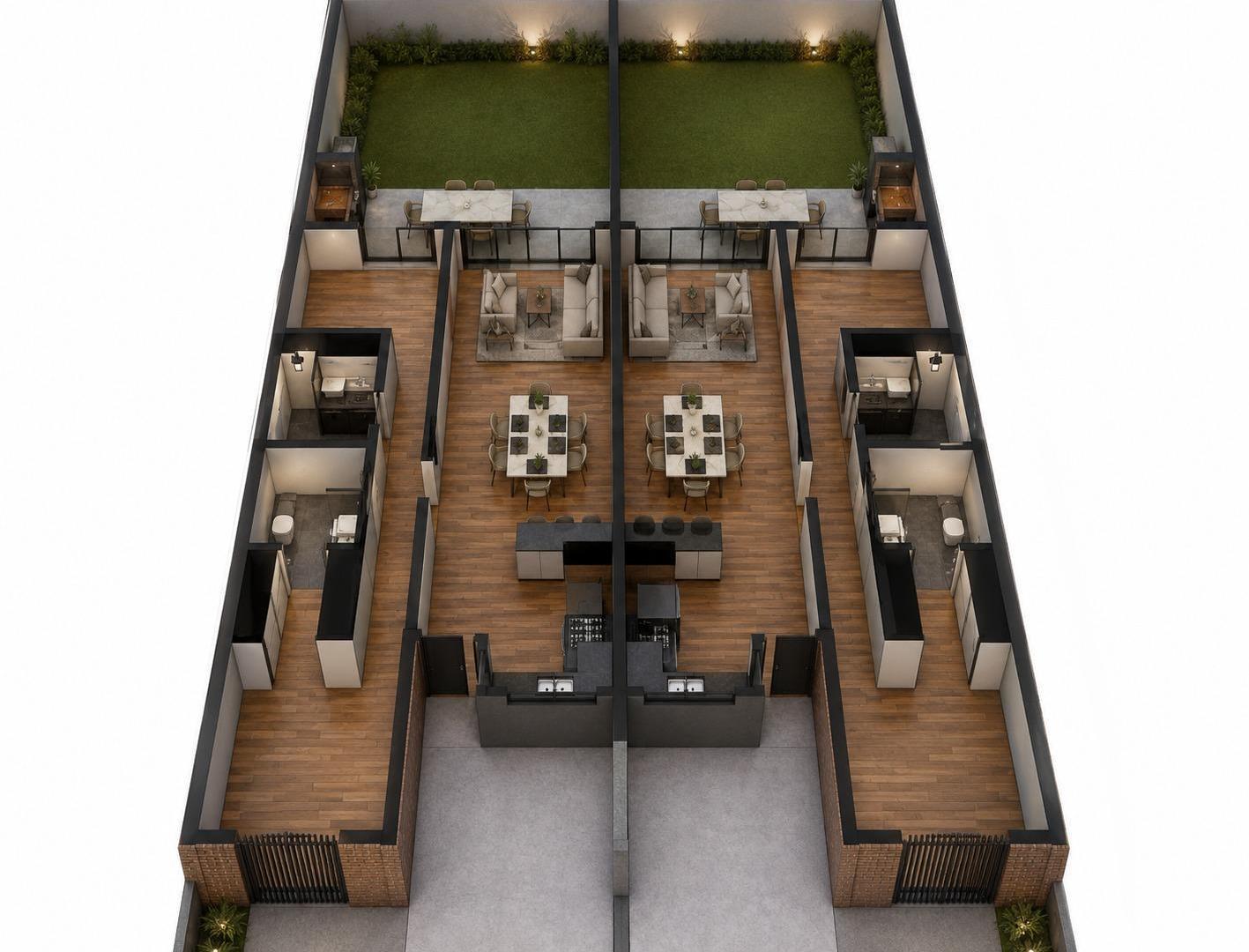 Foto de DUPLEX EN VENTA POZO 2 DORM 2 BAÑOS DOCTA PARQUE, imagen 5