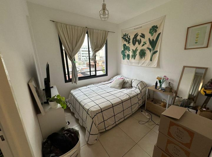 Villa Crespo sempiso de 2 ambientes con balcon aterrazado 5