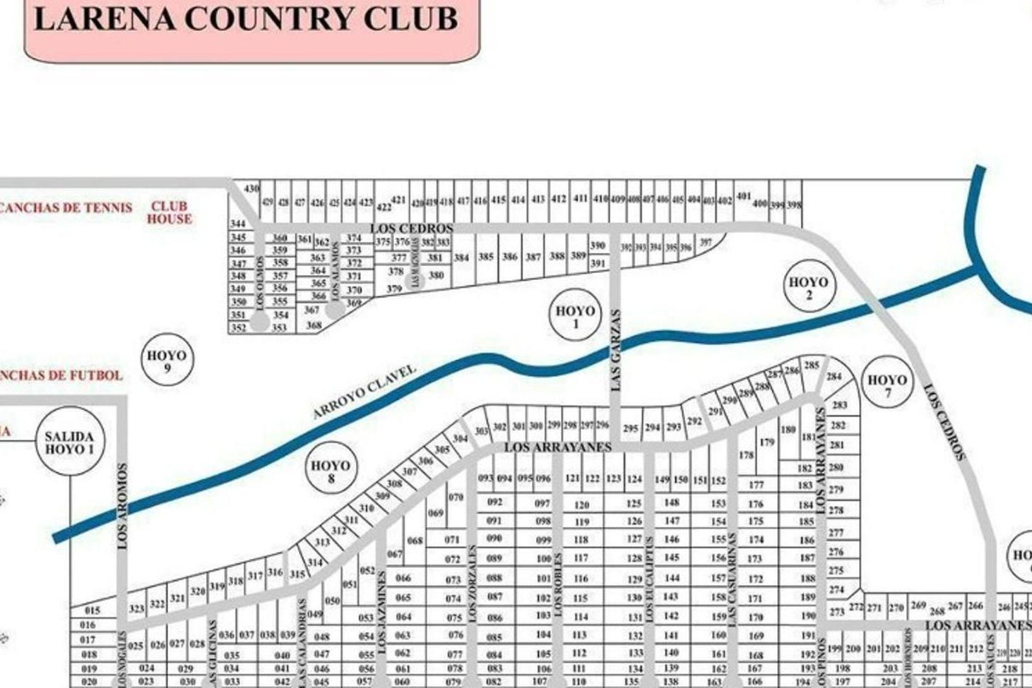 RBS. LOTE APTO CREDITO EN BARRIO LARENA COUNTRY CLUB, PILAR