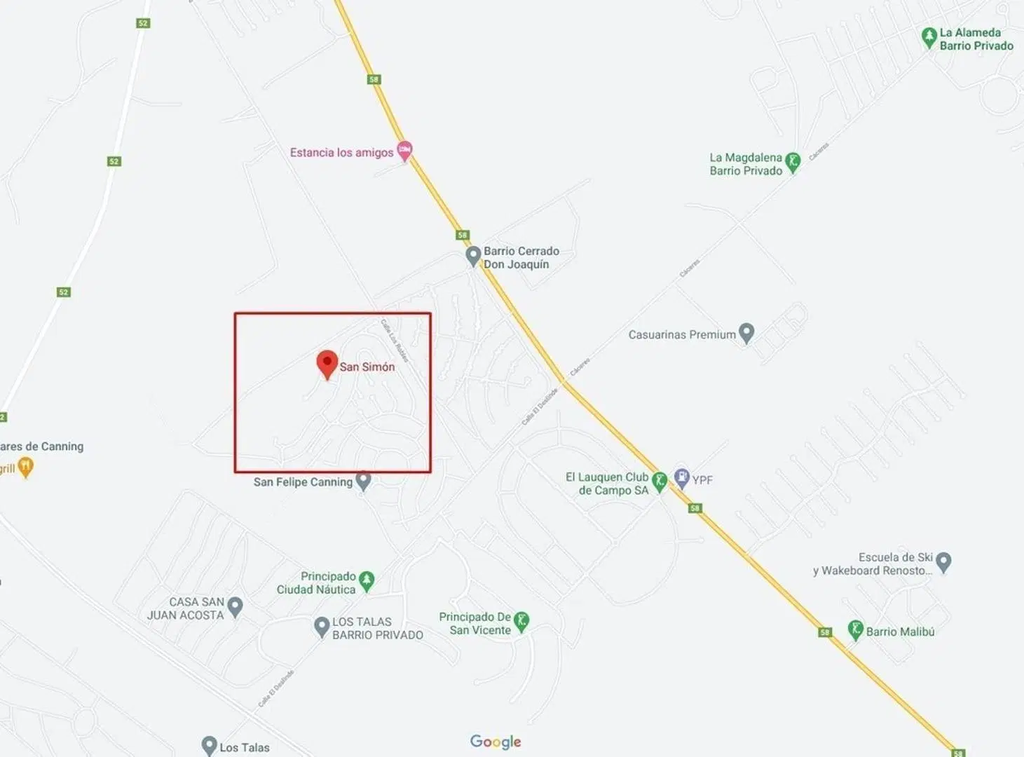 MLM. Lote a espacio verde en Barrio San Simón, Canning 4