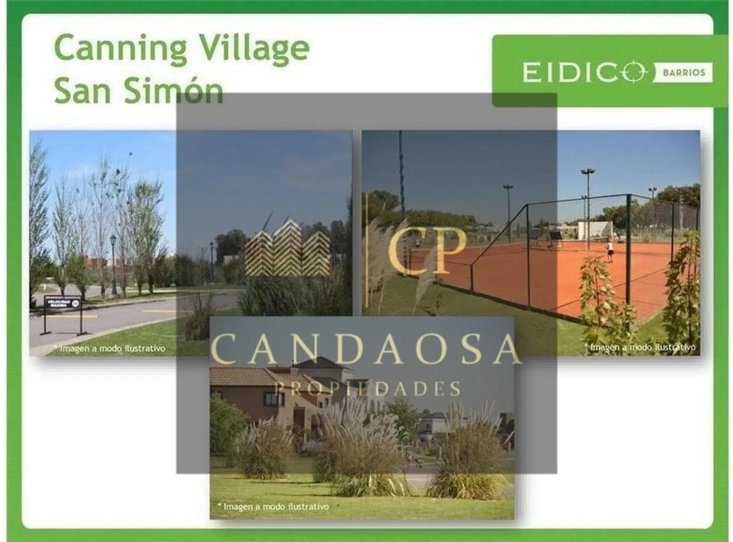 MLM. Lote a espacio verde en Barrio San Simón, Canning 2