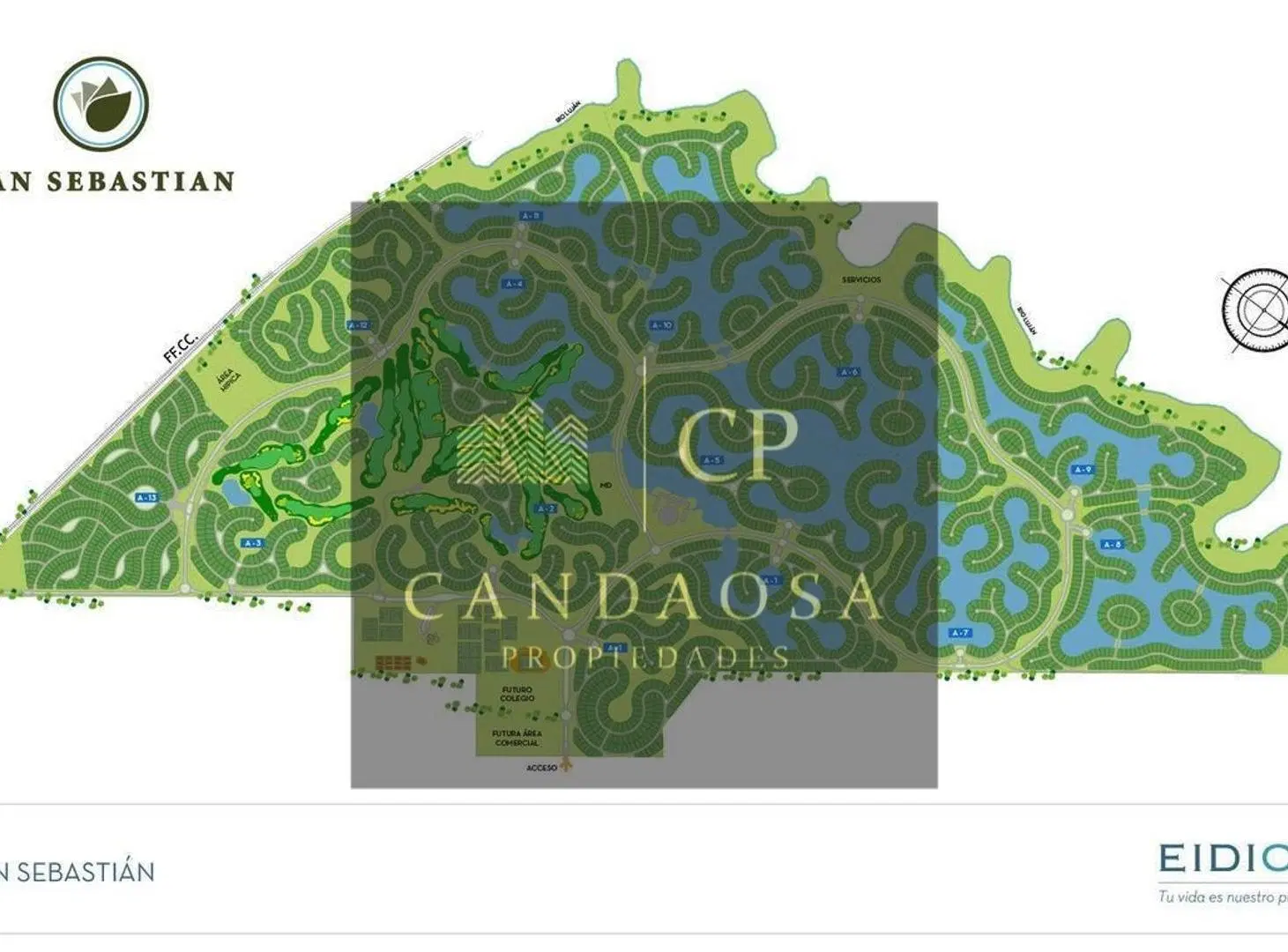 GLM.Venta Lote interno San Sebastián Área 13, Pilar 4