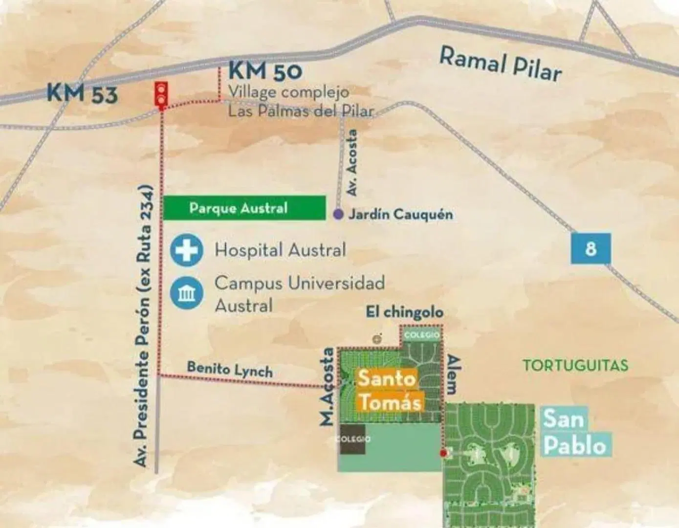 GLM.Lote interno en venta en barrio San Pablo, Pilar. 4
