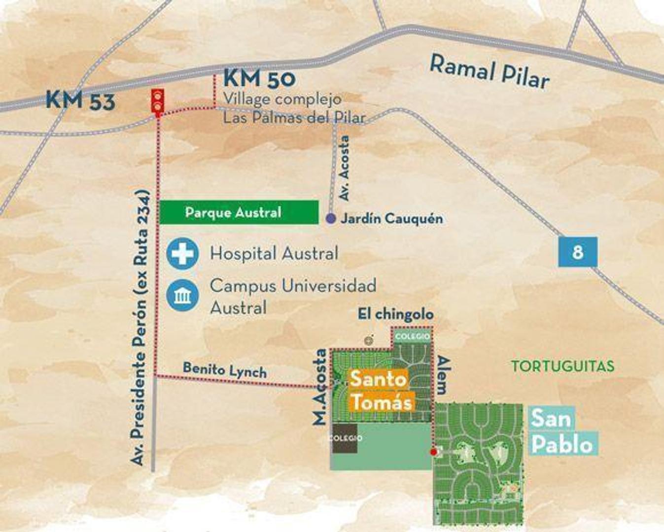 GLM. Oportunidad! Lote venta en Barrio San Pablo, Pilar