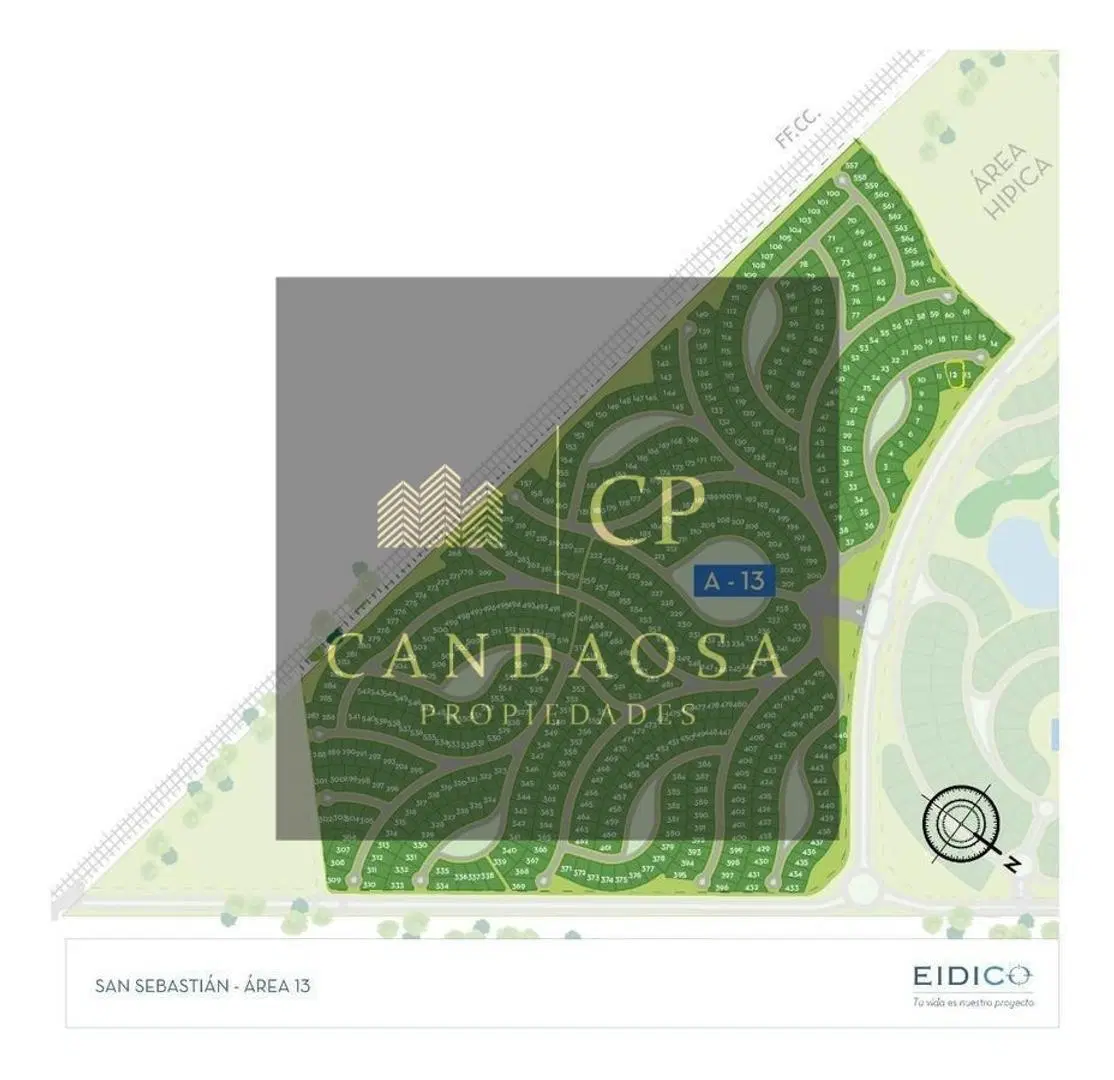 Venta Lote  San Sebastián Área 13, Pilar 4
