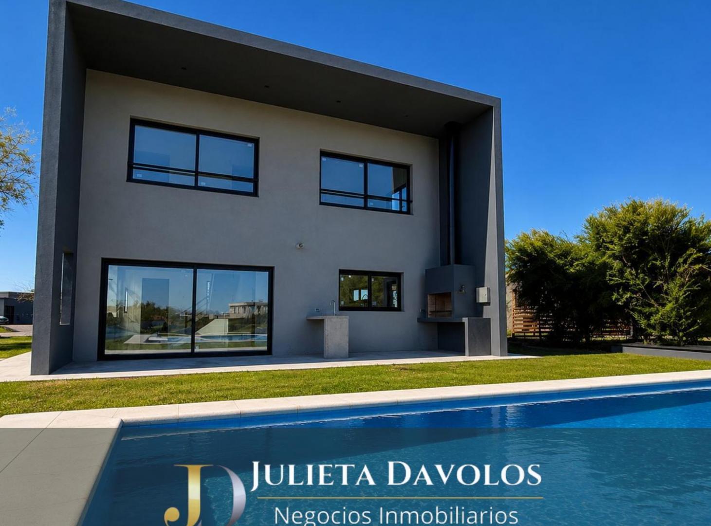 Casa a la laguna en Venta El Canton Barrio Norte-Financia