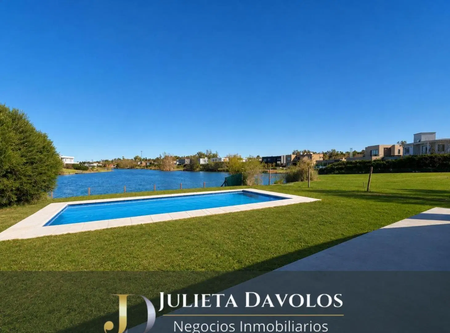 Casa a la laguna en Venta El Canton Barrio Norte-Financia 3