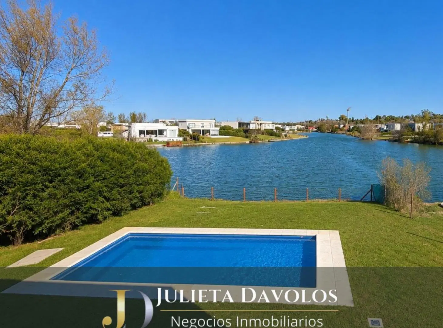 Casa a la laguna en Venta El Canton Barrio Norte-Financia 2