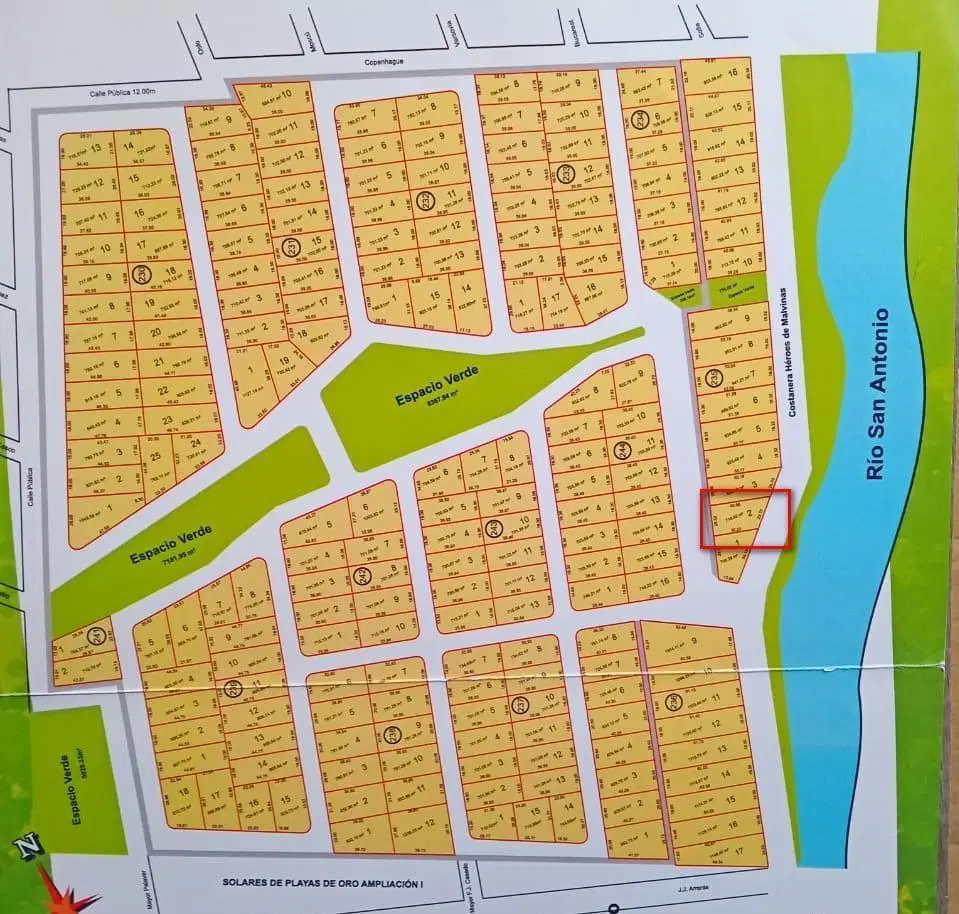 TERRENO EN VENTA SOBRE CALLE PERITO MORENO - BALCONES DE PLAYA DE ORO - SAN ANTONIO DE ARREDONDO 5