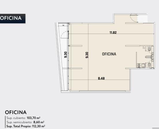 Hermosa Oficina A Estrenar. Zona Con Grandes Accesos