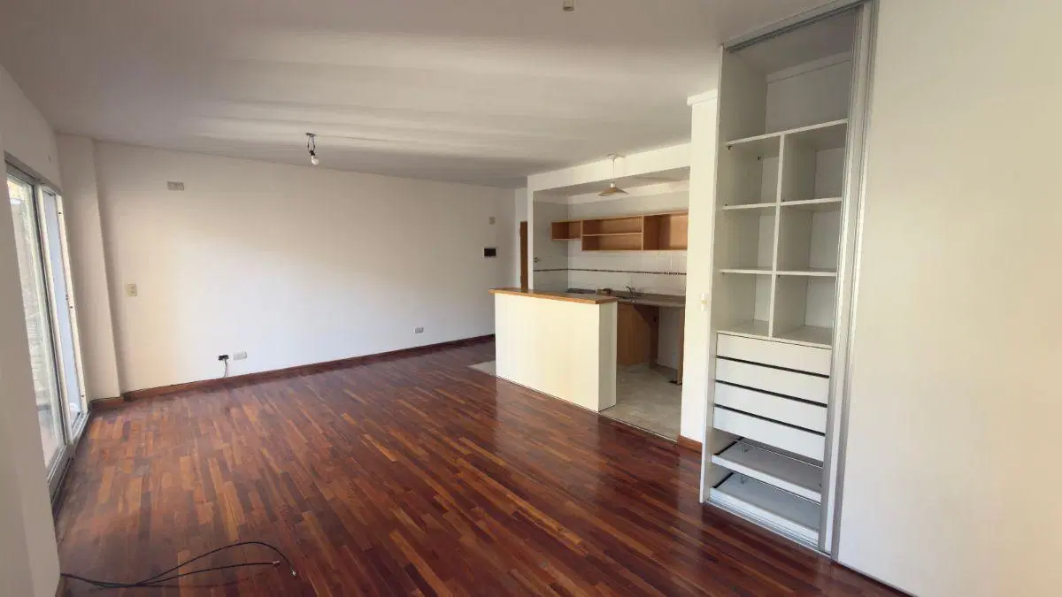 Monoambiente amplio 34 m2 moderno, pileta en la terraza. 2