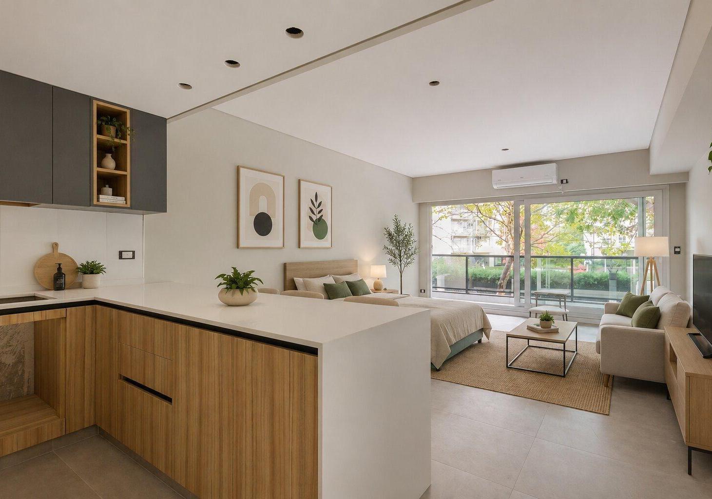 Foto de MONOAMBIENTE A ESTRENAR - AL FRENTE CON BALCÓN - AMENITIES - GALLO AL, imagen 2