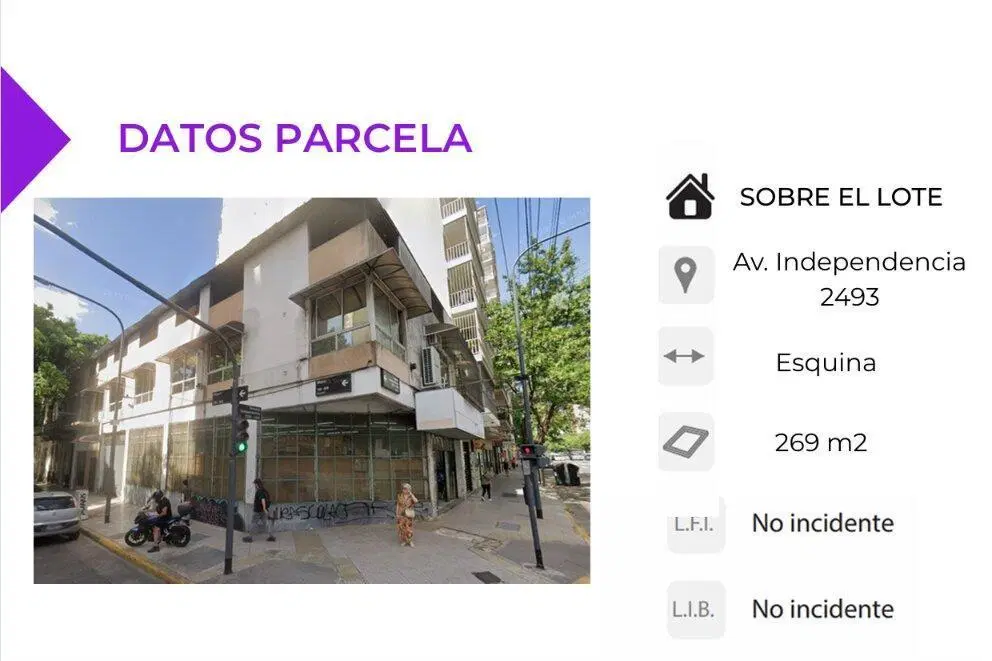 Venta Lote con Renta para Emprendimiento en Balvanera 2