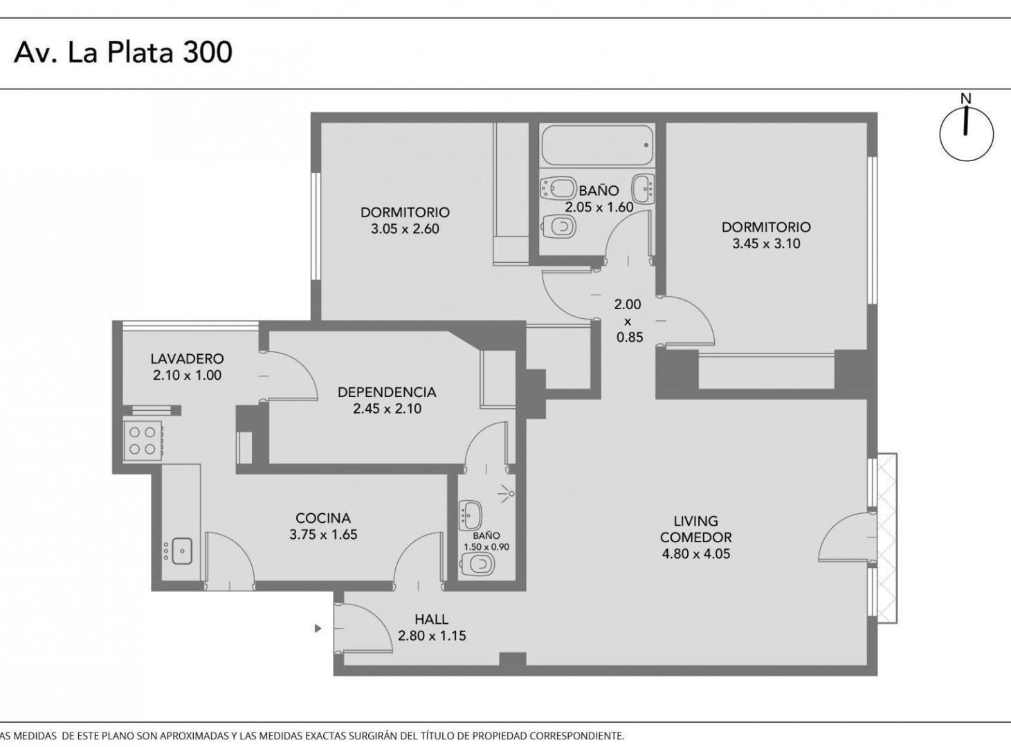 Foto de VENTA DPTO 3 AMBIENTES CON DEPENDENCIA EN CABALLITO, imagen 5