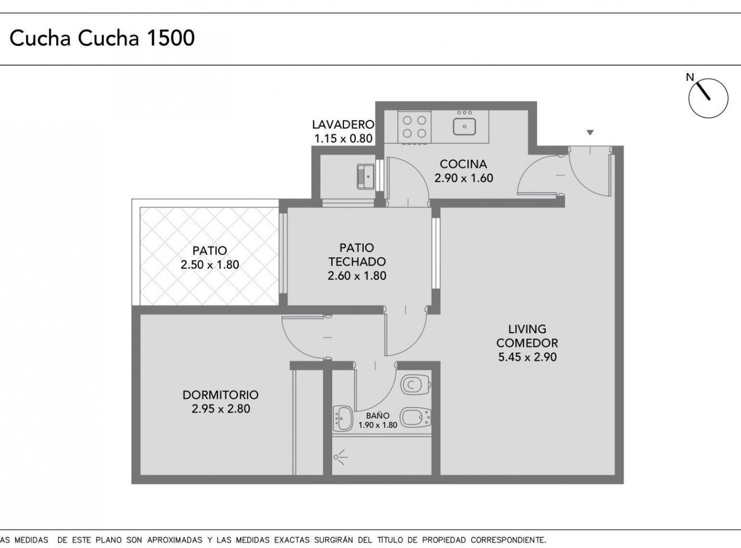 Foto de VENTA DEPARTAMENTO 2 AMBIENTES CON PATIO EN VILLA CRESPO, imagen 4