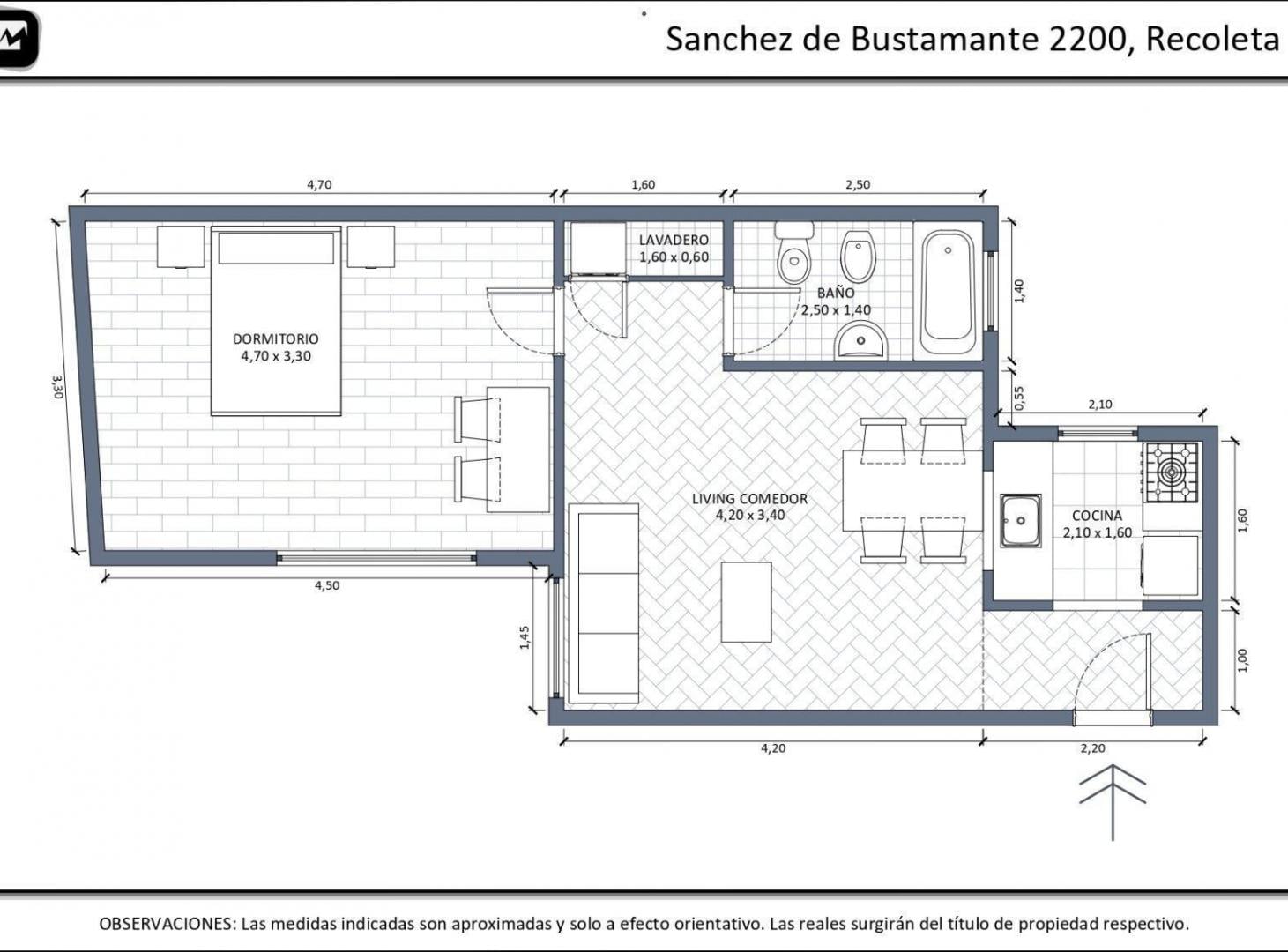 Foto de VENTA DE DEPARTAMENTO DE 2 AMBIENTES EN RECOLETA, imagen 3