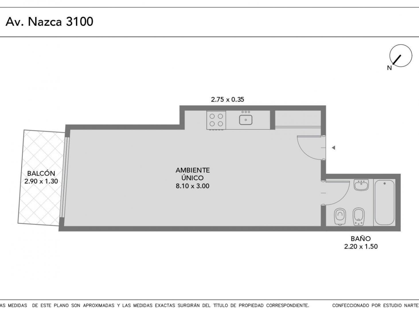Foto de VENTA - Monoambiente - Vista Abierta - Villa del Parque, imagen 2