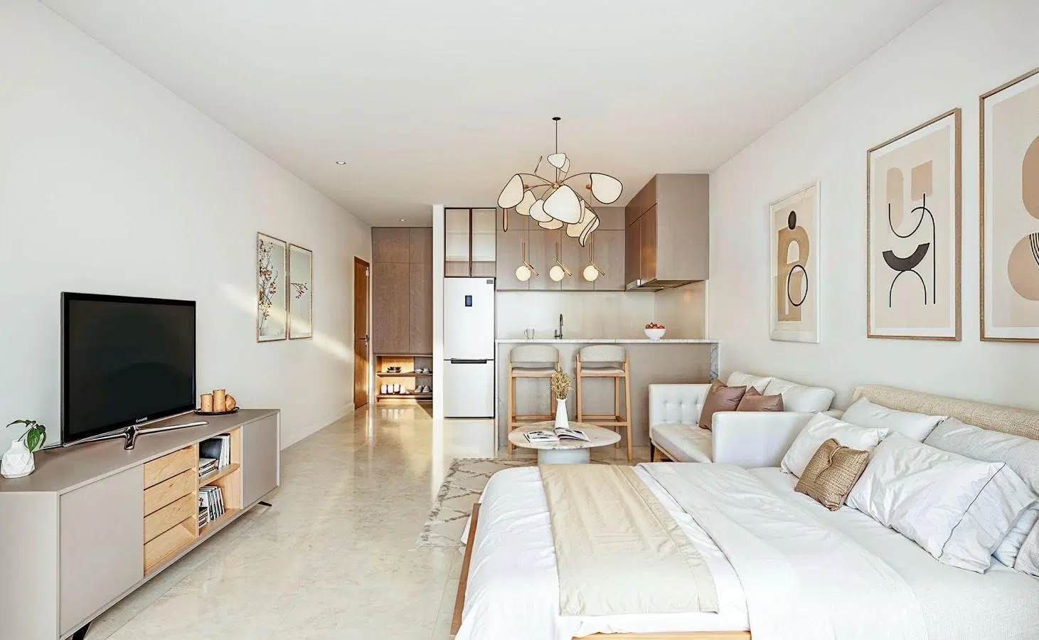 Departamento Monoambiente a estrenar con balcón en Saavedra 4