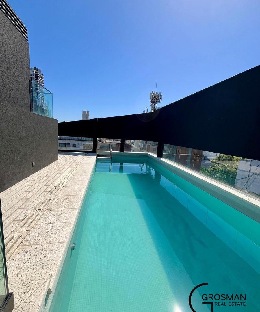 Alquiler Temporario - Departamento Monoambiente - Pileta - Gym - Palermo, Las Cañitas - Black Arce