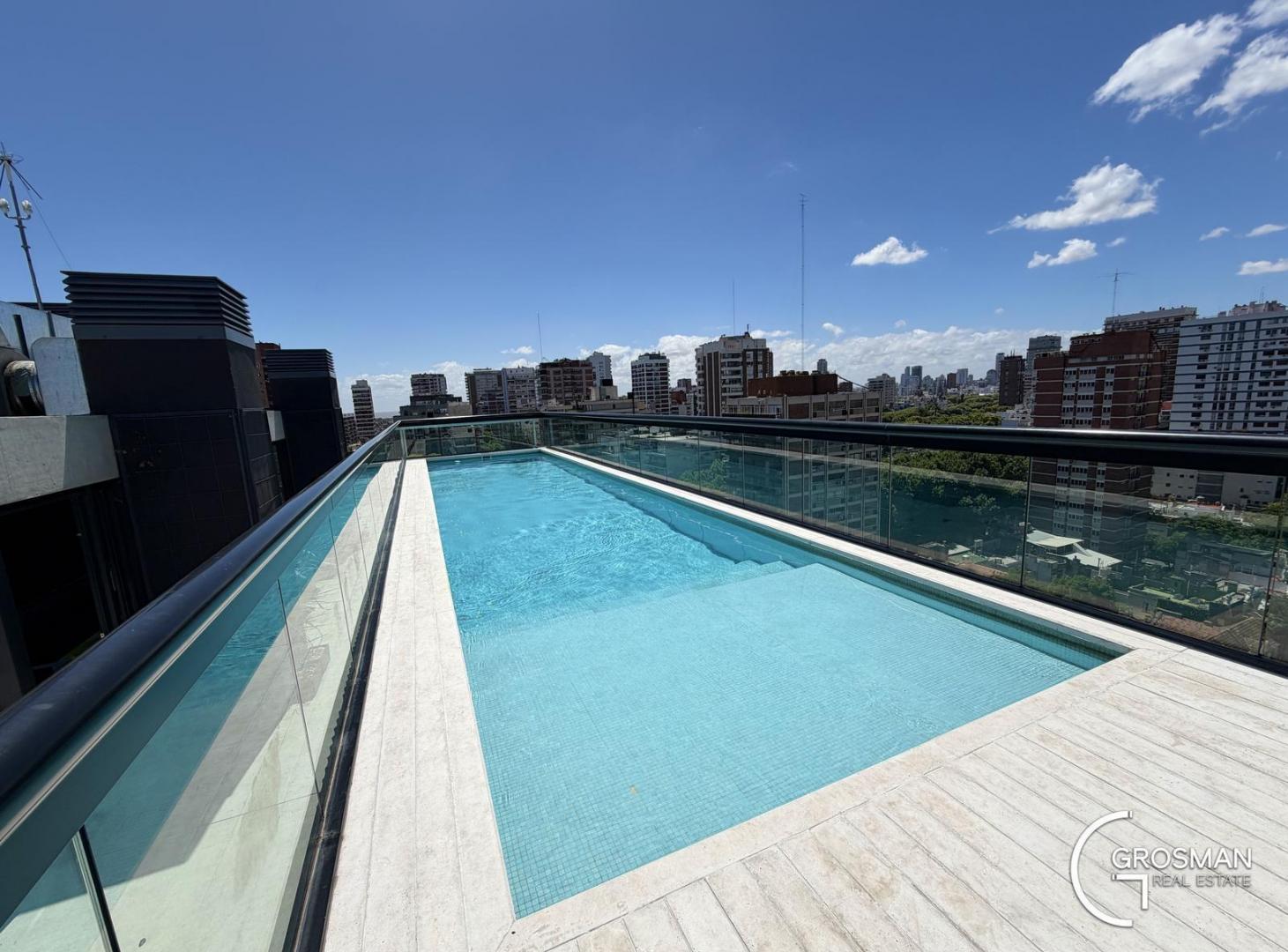 Alquiler- Departamento -2 Amb c/ Cochera y Balcón Terraza - Belgrano - Full Amenitties- Seguridad
