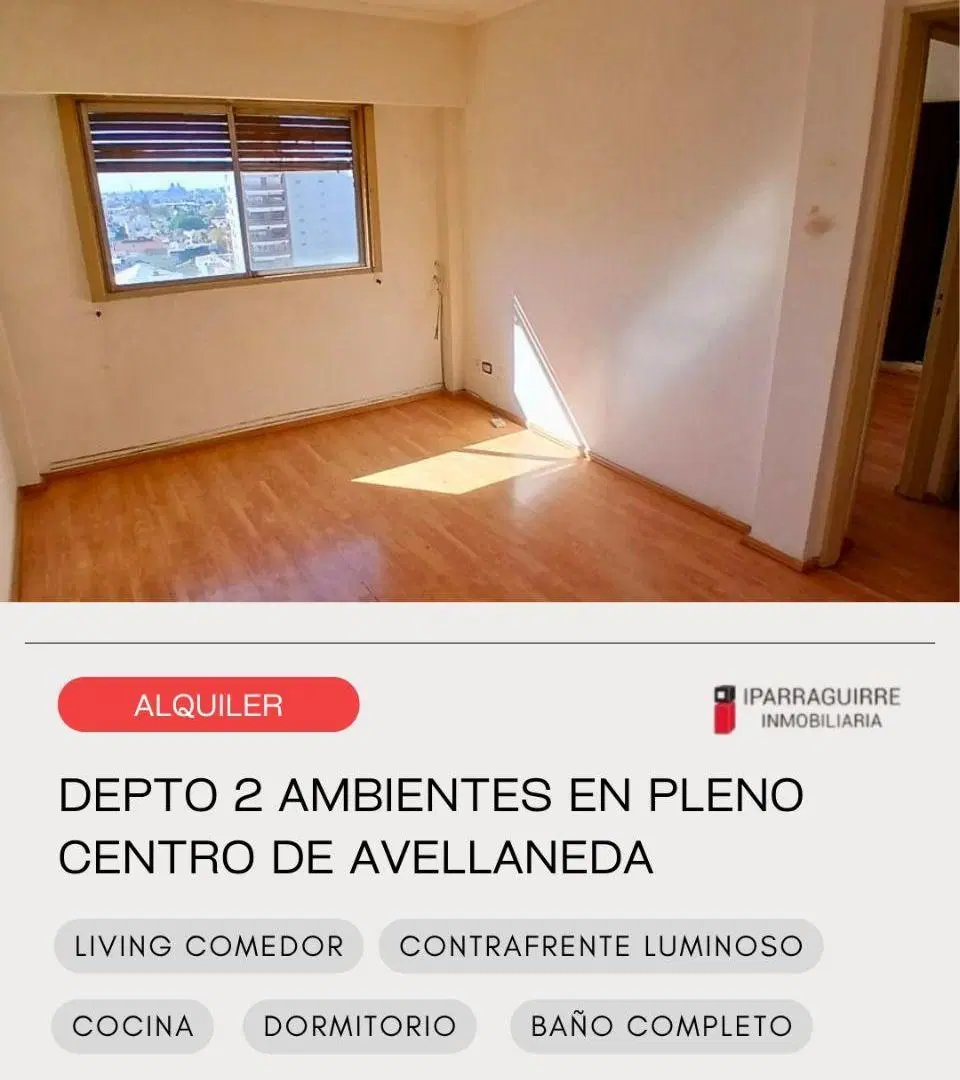 Departamento de dos ambientes en alquiler en pleno centro de Avellaneda 5