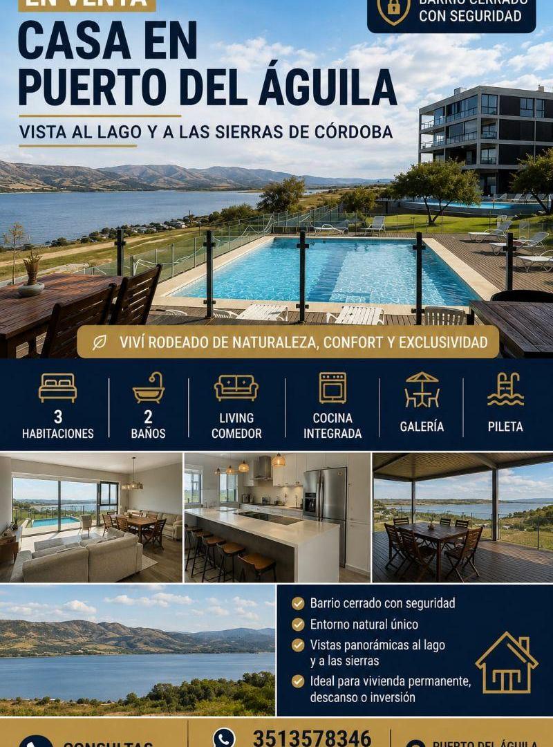 En venta, casa de categoria en Puerto del Aguila