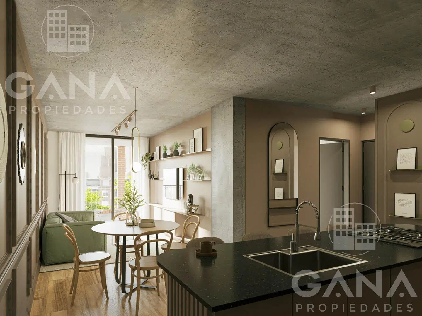 Venta Departamento Premium de 2 Dormitorios con Balcón y Amenities San Juan al 2000 4