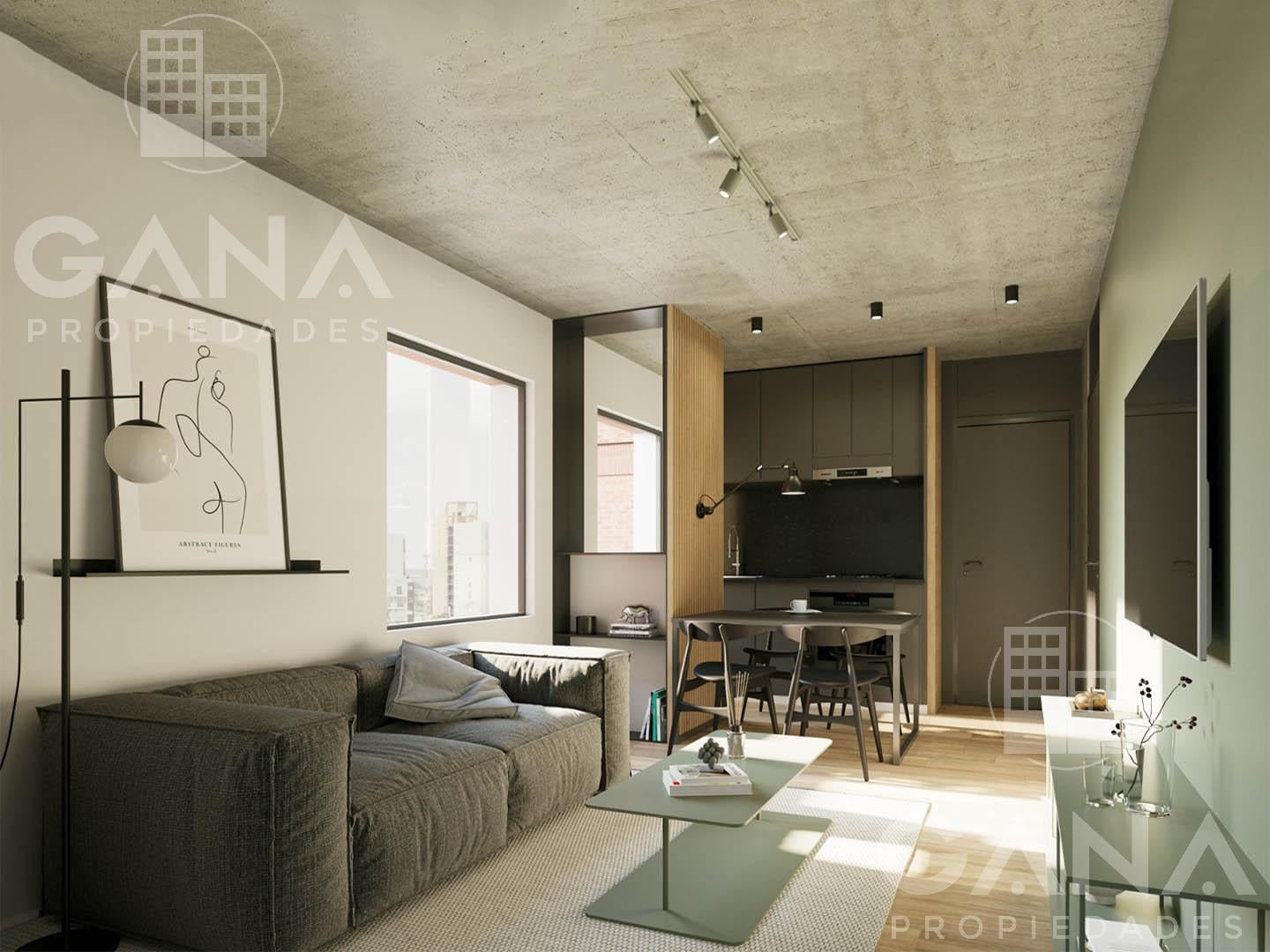 Venta Departamento Premium de 2 Dormitorios con Balcón y Amenities San Juan al 2000