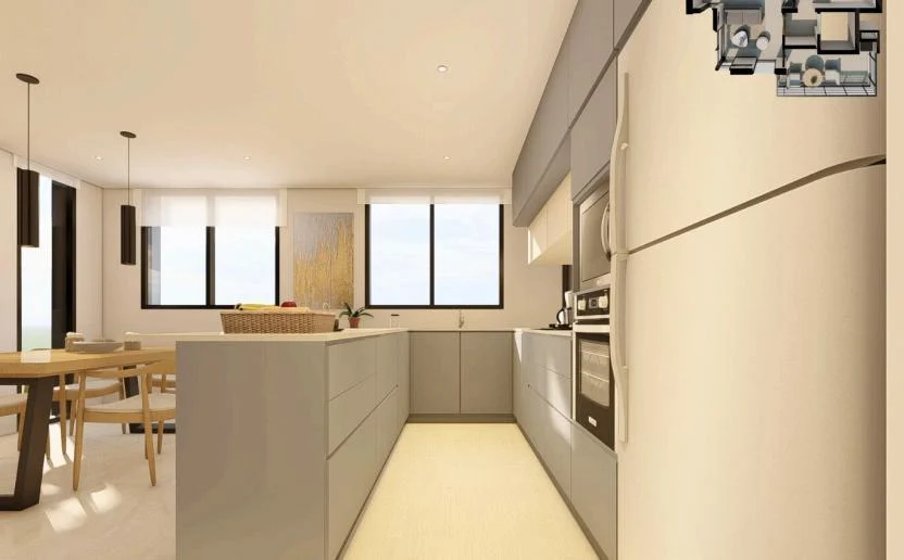 Foto de VENTA - Piso 3 Ambientes a ESTRENAR c/balcón y parrilla - Chauvin, imagen 4