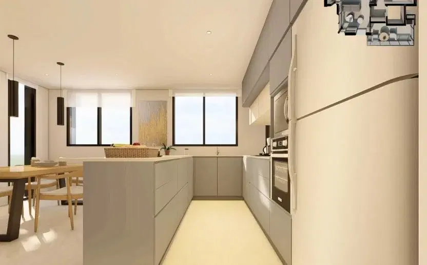 VENTA - Piso 3 Ambientes a ESTRENAR c/balcón y parrilla - Chauvin 4