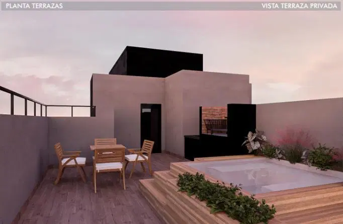 VENTA - Departamento 3 Ambientes con Cochera y Terraza - POZO - Chauvin 5