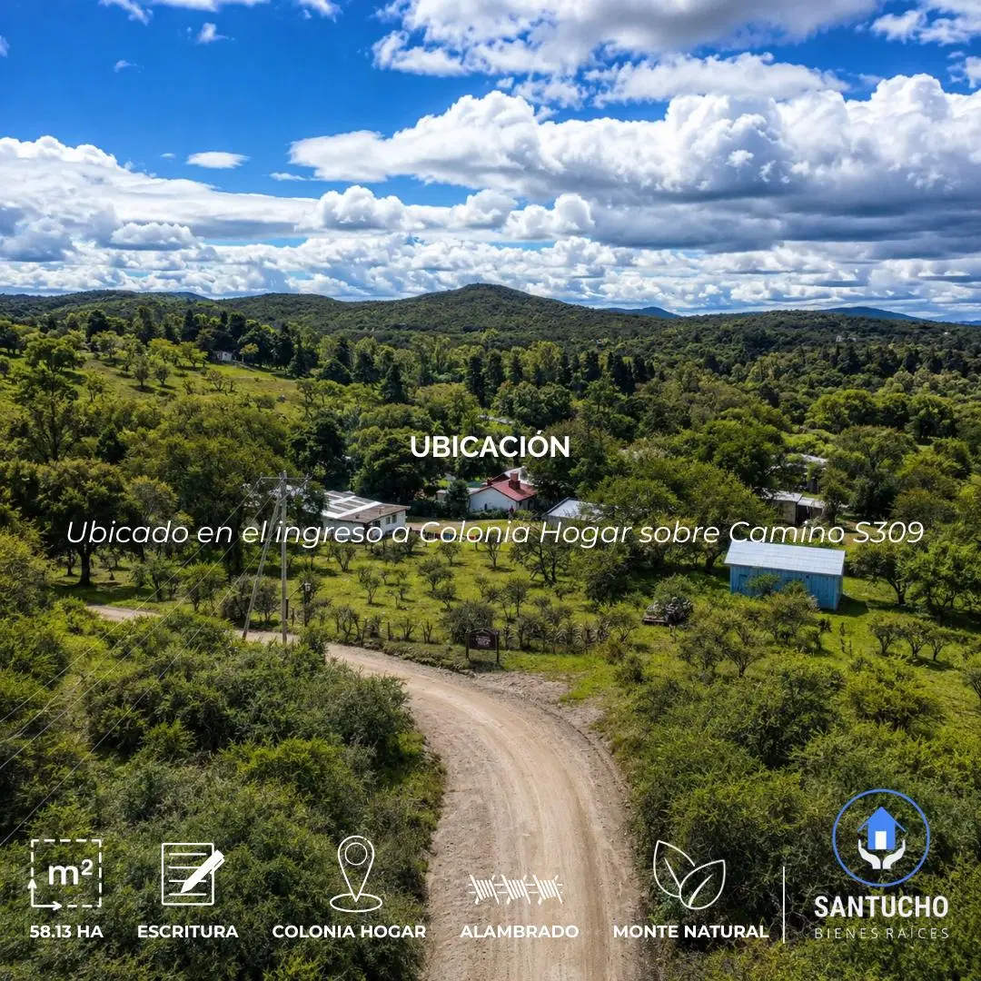 ️ VENTA / CAMPO 58.13 HA EN COLONIA HOGAR, CÓRDOBA ️ 5