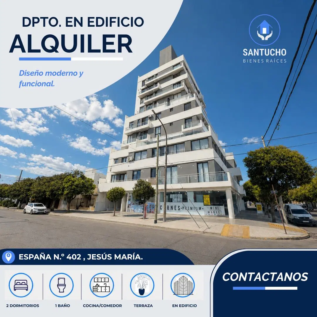 ️ ALQUILER / DPTO. EN EDIFICIO ABRIL ️ 1