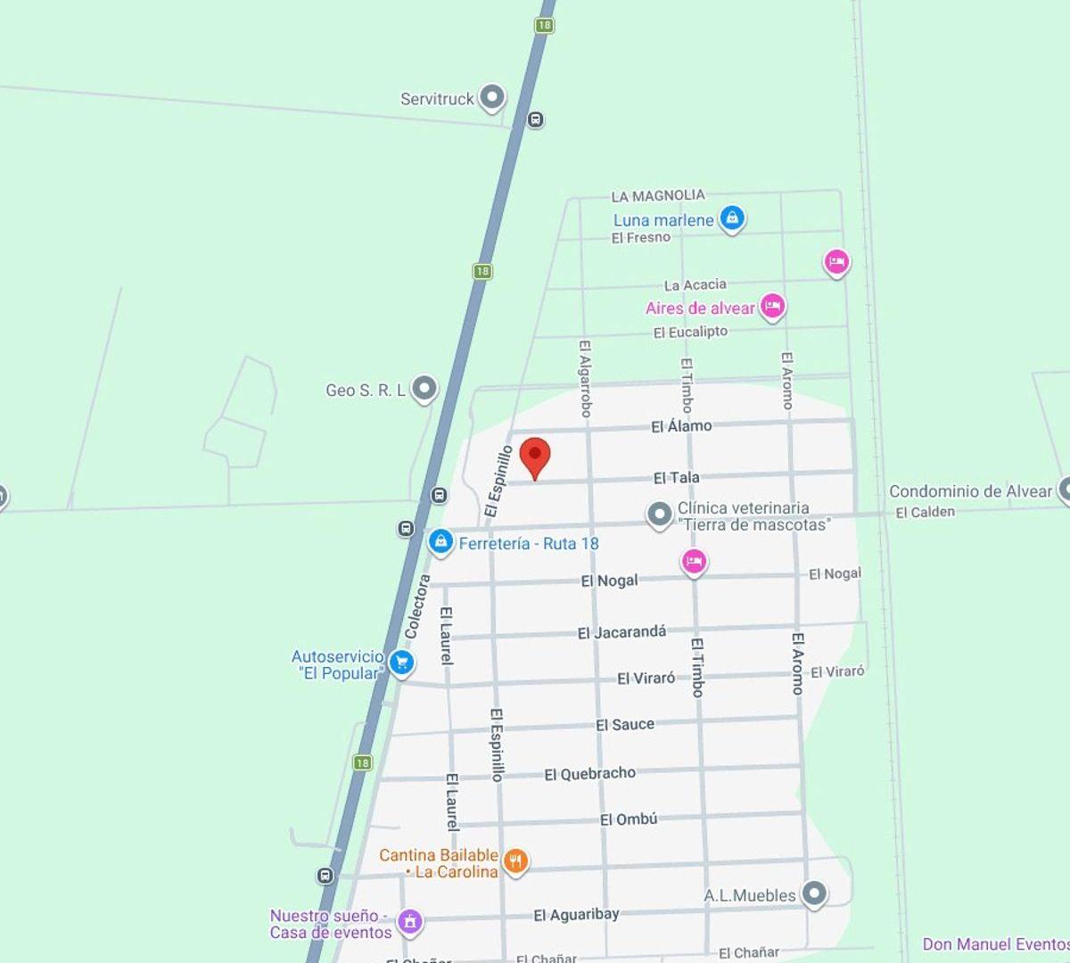 Vendo lote BARRIO CAMPOS DEL OESTE.Comuna de de Alvear (Ruta 18 )
