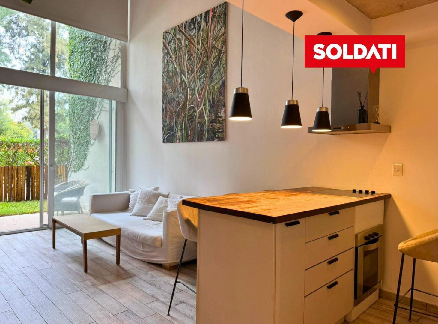 Alquiler | Loft en Ayres Lofts Amoblado con patio y parrilla