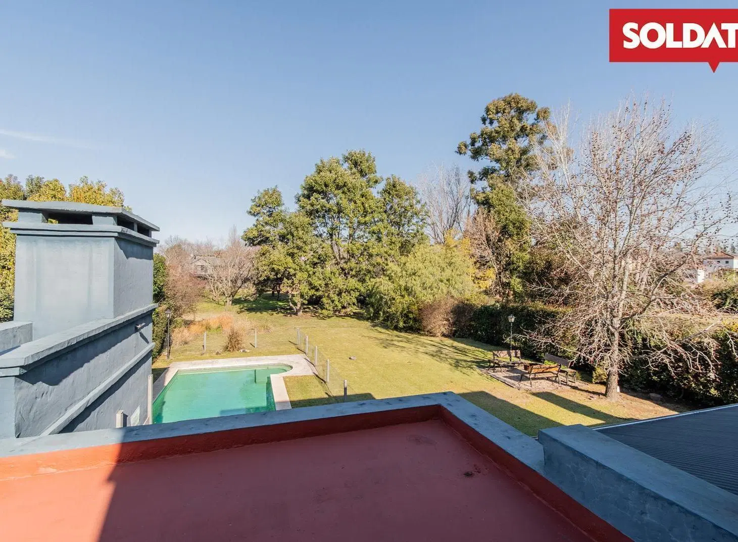 SOLDATI, en exclusiva, vende en Ayres de Pilar casa muy solida. Excelente lote, piscina 5