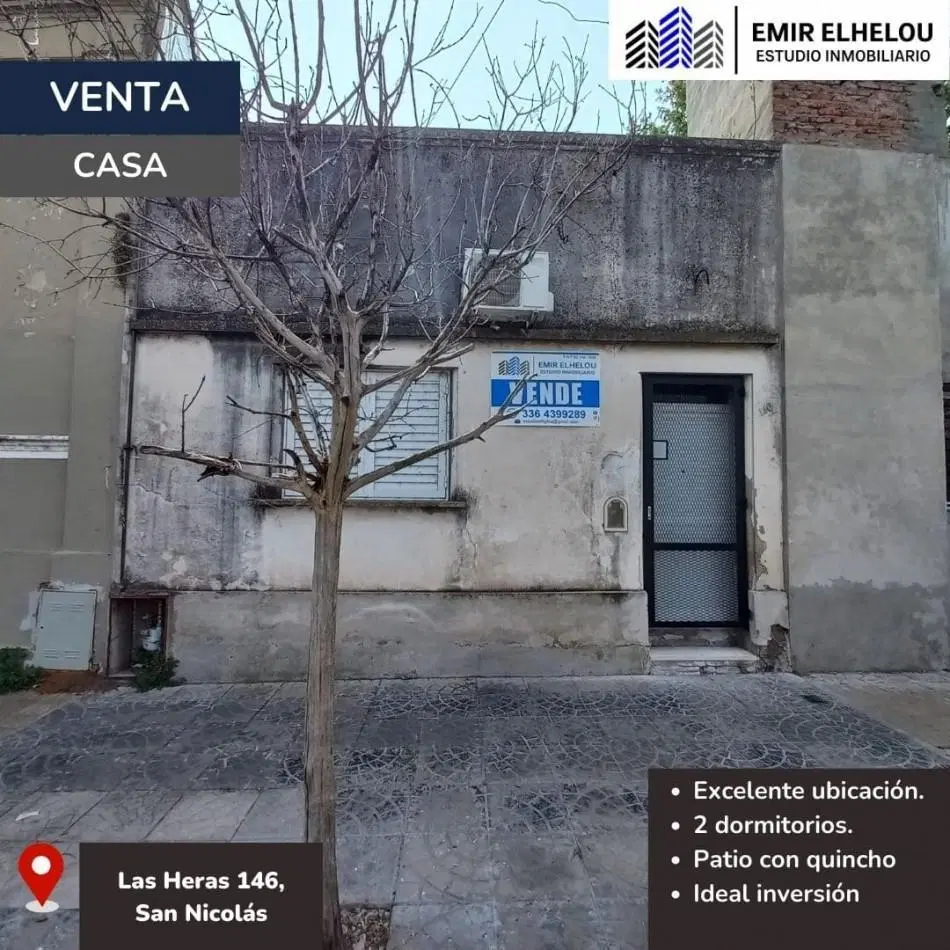 Casa a reciclar de dos dormitorios en Las Heras 146 2