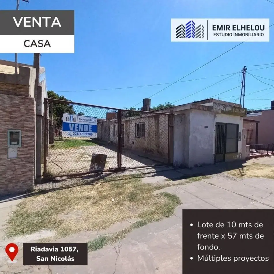 Gran Lote en ideal Inversion en Rivadavia 1057 2