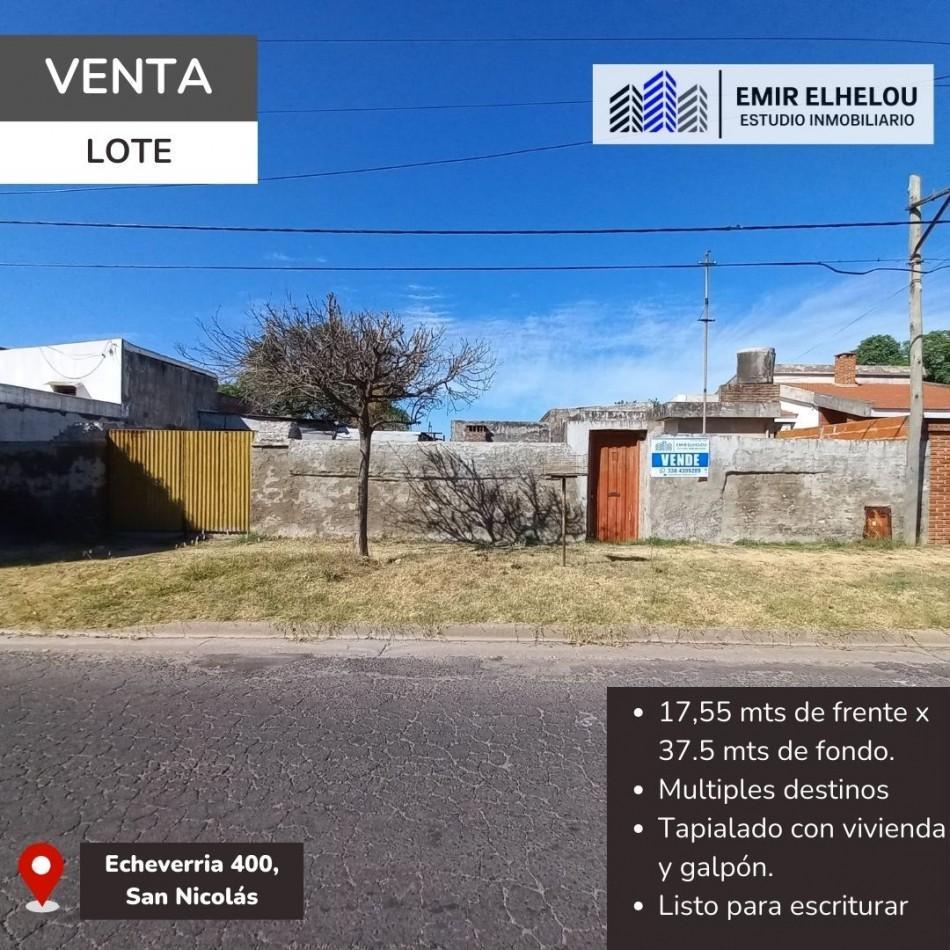 Oportunidad!!  Lote en Echeverria 424