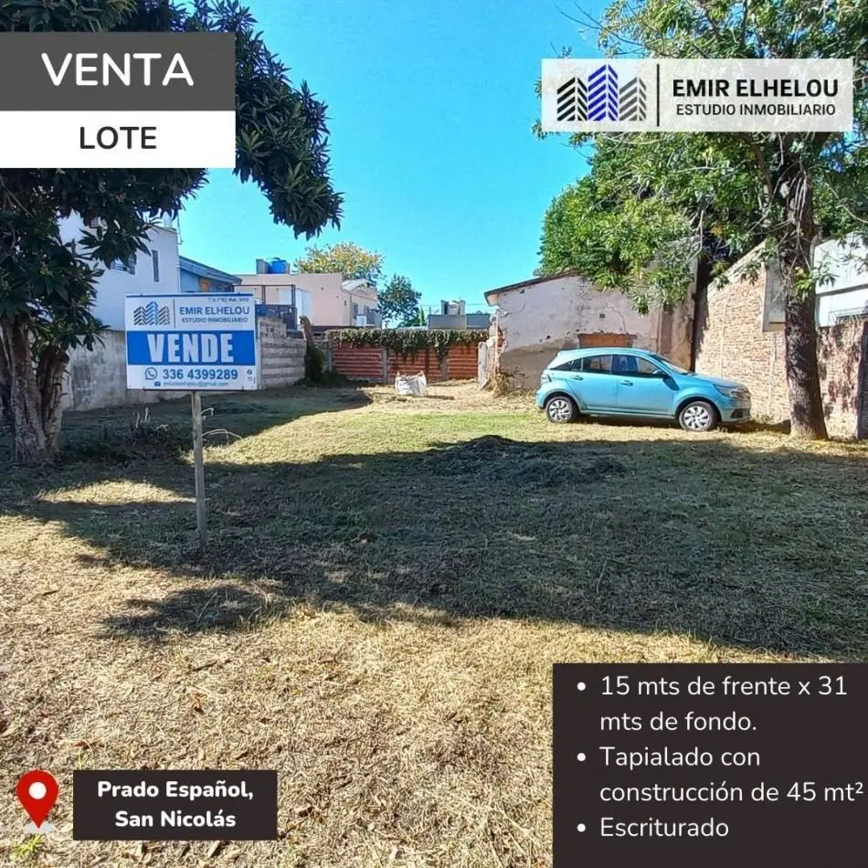 Hermoso Lote en Barrio Prado Español 2