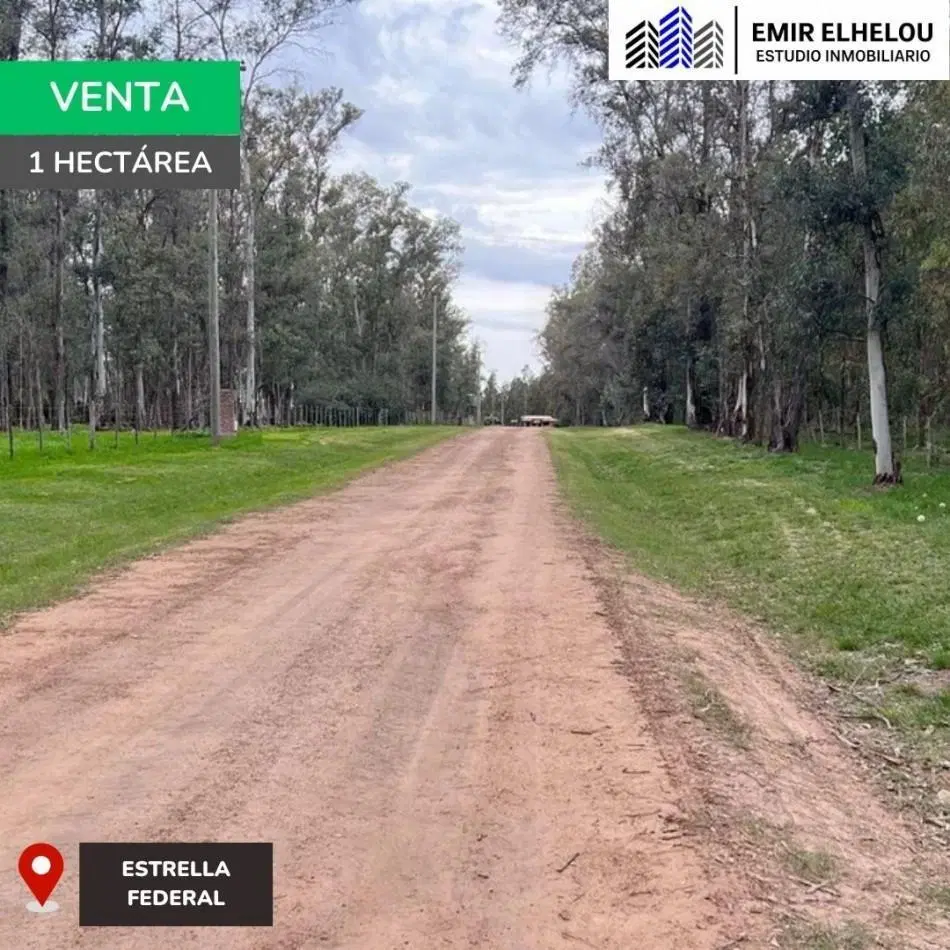 Lote de 1 hectarea en Estancia Estrella Federal 3