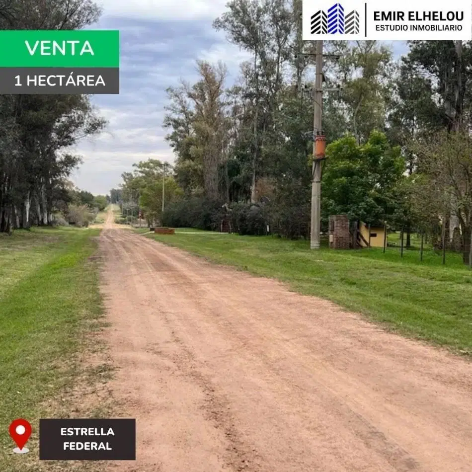 Lote de 1 hectarea en Estancia Estrella Federal 1