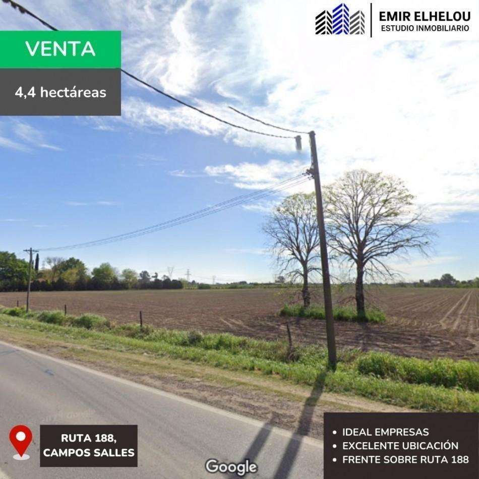 Foto de Campo de 4,4 has s/ruta 188 excelente ubicacion, imagen 1