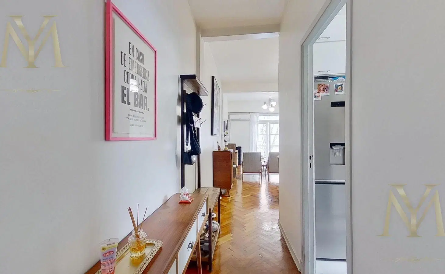 Departamento en 3AMB con Balcon al frente en Palermo Soho 2