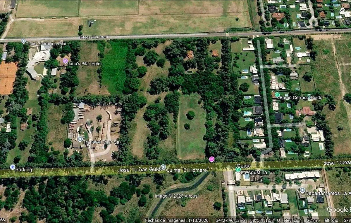 Terreno 22363 m2 Pilar Calle Guido para Desarrollo 2
