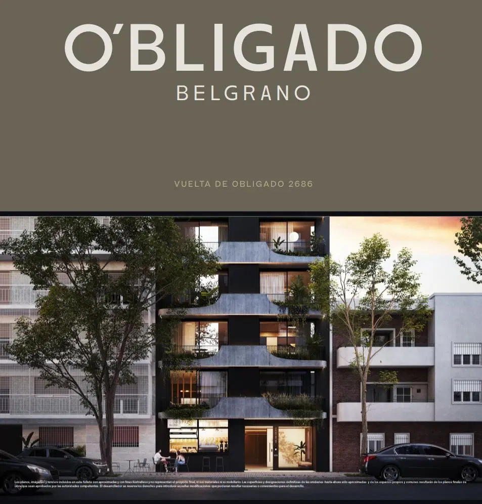 Venta Monoambiente c/ balcón - Vta de Obligado 2686 P10 5